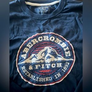 Dark Blue Abercrombie Long Sleeved T-shirt